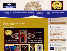 Tablet Screenshot of orientalisches-tanzfestival.de